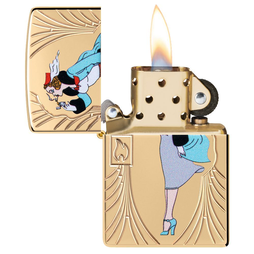 Zippo Aansteker PL 169 85th Anniversary Windy Ltr - achteraanzicht