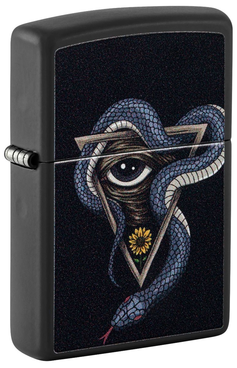 Zippo Aansteker - 218 Snake and Eye Design - vooraanzicht