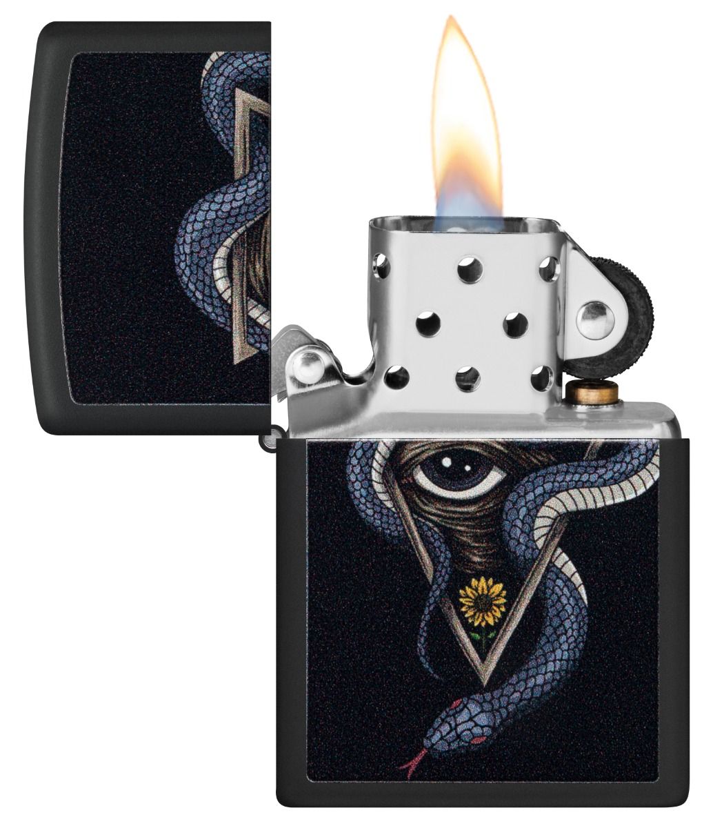 Zippo Aansteker - 218 Snake and Eye Design - detail 1