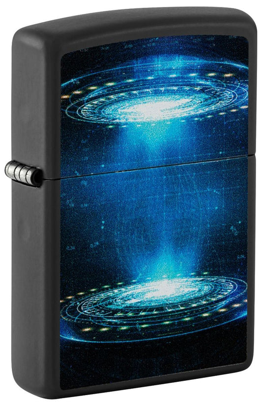 Zippo Aansteker UFO Flame Design - vooraanzicht