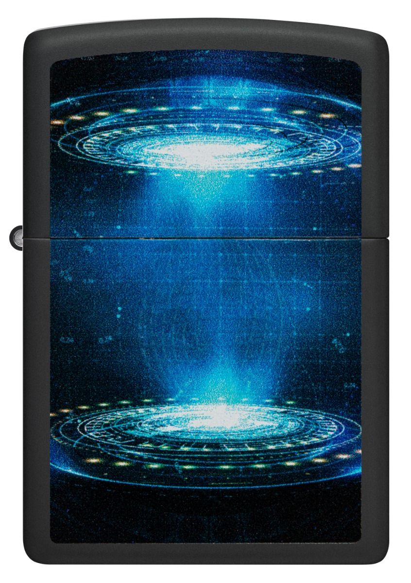 Zippo Aansteker UFO Flame Design - achteraanzicht