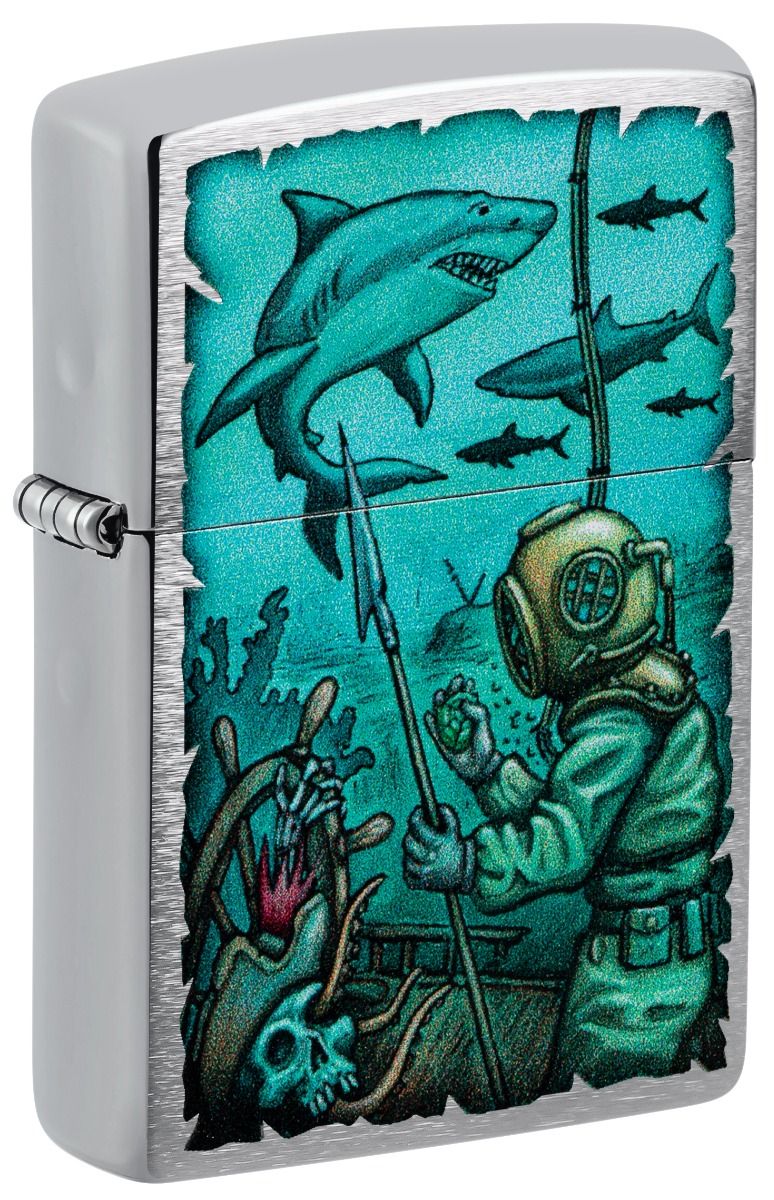 Zippo Aansteker - 200 Nautical Design - vooraanzicht