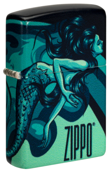 Zippo 49352 Mermaid Design aansteker vooraanzicht