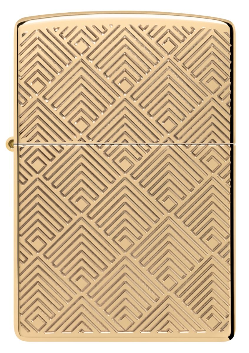 Zippo Aansteker - 169 Pattern Design - achteraanzicht