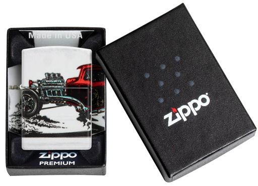 Zippo Aansteker 49352 Hot Rod Design - detail