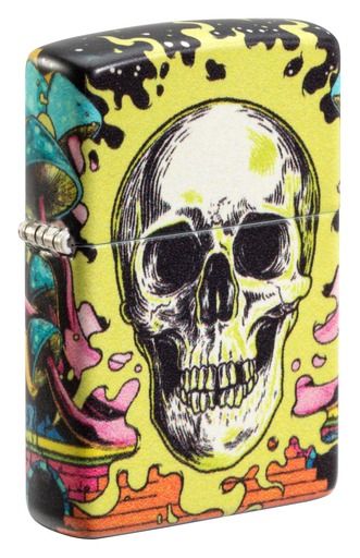 Zippo Aansteker 49193 Skull Design - vooraanzicht