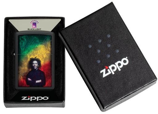 Zippo Aansteker 218 Bob Marley Design - detail