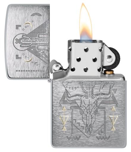 Zippo Aansteker 200 Treasure Bond Auto - achteraanzicht