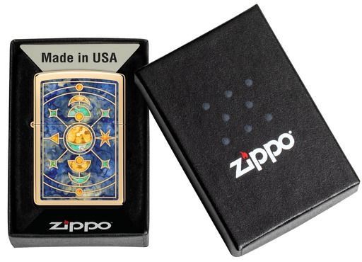 Zippo Aansteker 254B Star Constellation - detail