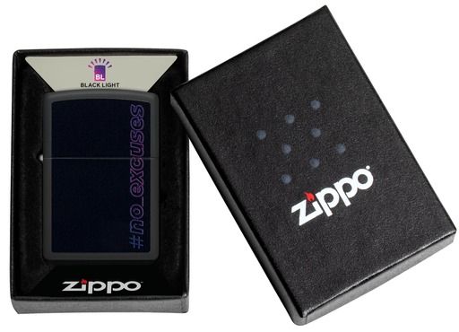 Zippo Aansteker 218 #no excuses - detail