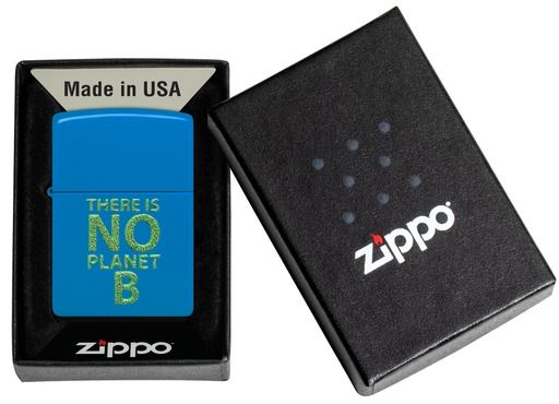 Zippo Aansteker 48628 No Planet B - detail