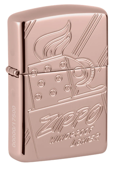 Zippo Aansteker 49504 Zippo Script Collectible - achteraanzicht