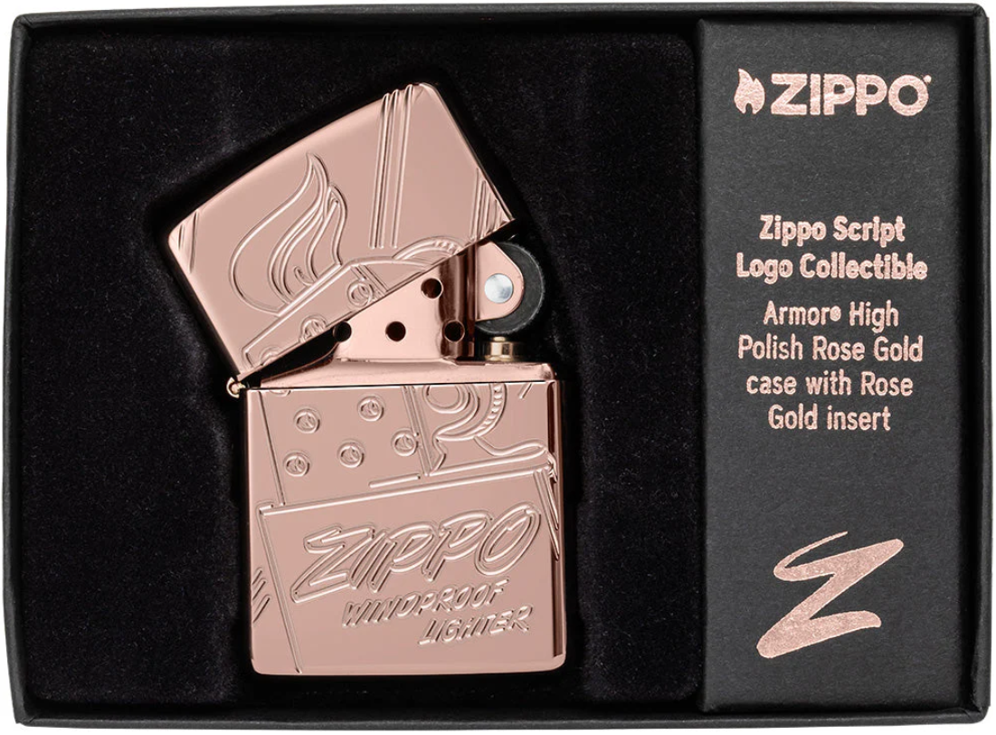 Zippo Aansteker 49504 Zippo Script Collectible - vooraanzicht