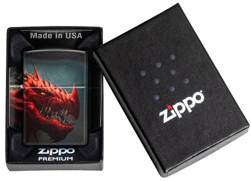 Zippo Aansteker 49352 Dragon Design - detail