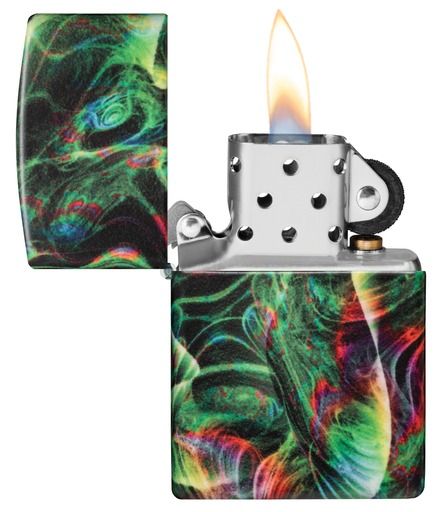 Zippo Aansteker 49193 Psychedelic Swirl Design - achteraanzicht