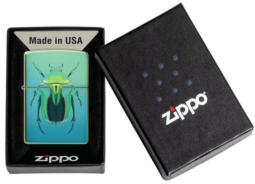 Zippo Aansteker 49191 Bug Design - detail