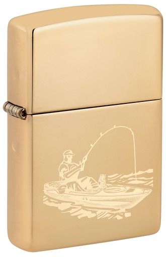 Zippo Aansteker 254B Fishing Design - vooraanzicht