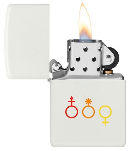 Zippo Aansteker 214 LGBTQ+ - achteraanzicht