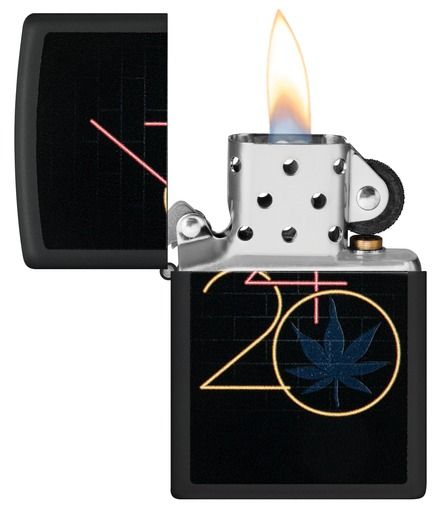 Zippo Aansteker 218 Design 420 - achteraanzicht