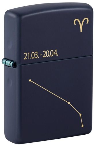 Zippo Aansteker 239 Zodiac Aries Design - vooraanzicht
