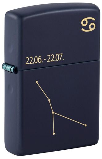 Zippo Aansteker 239 Zodiac Cancer Design - vooraanzicht