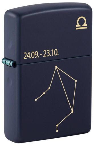 Zippo Aansteker 239 Zodiac Libra Design - vooraanzicht