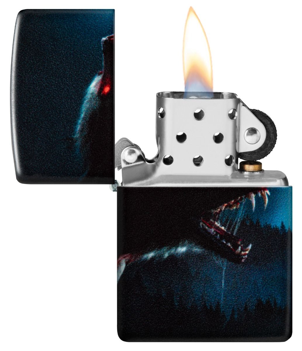 Zippo 49352 Horror Wolf Design aansteker detail 1