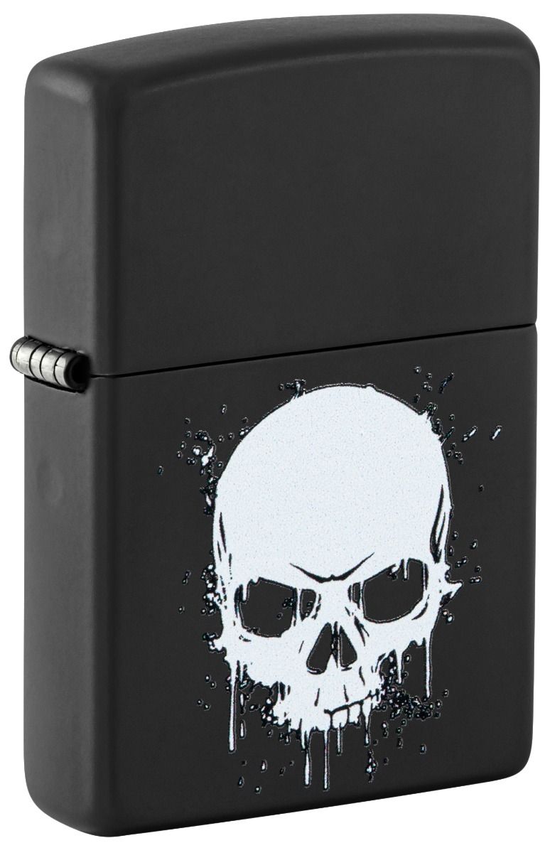 Zippo Aansteker - 218 Dripping Skull Design - vooraanzicht