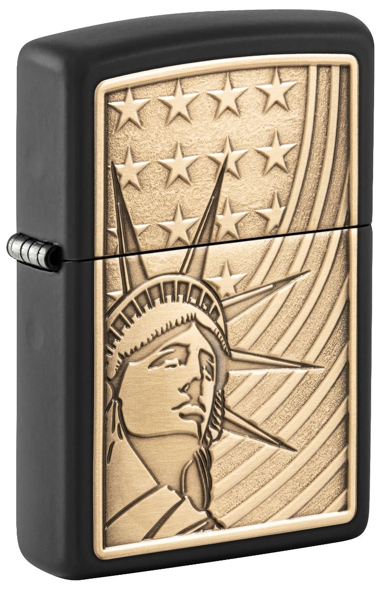 Zippo Aansteker 218 Liberty & Flag - vooraanzicht