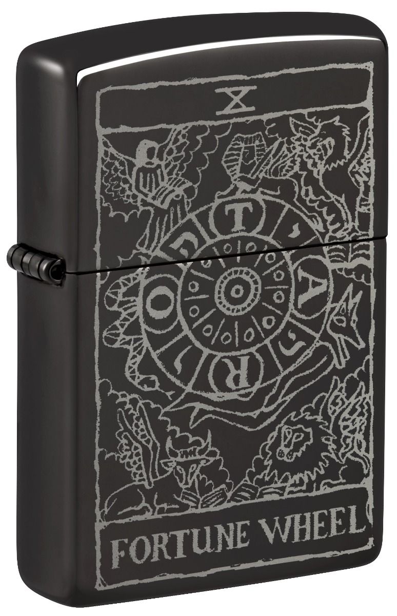 Zippo Aansteker 24756 Wheel Of Fortune Design - vooraanzicht