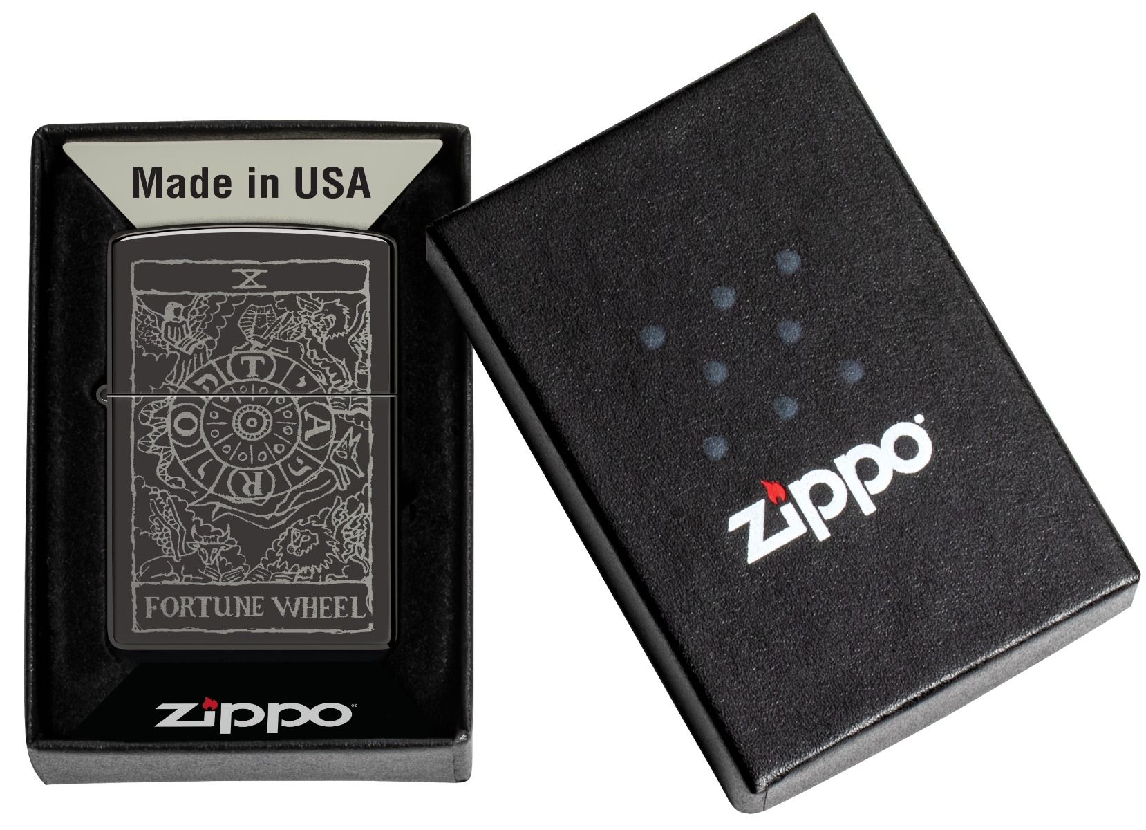 Zippo Aansteker 24756 Wheel Of Fortune Design - detail