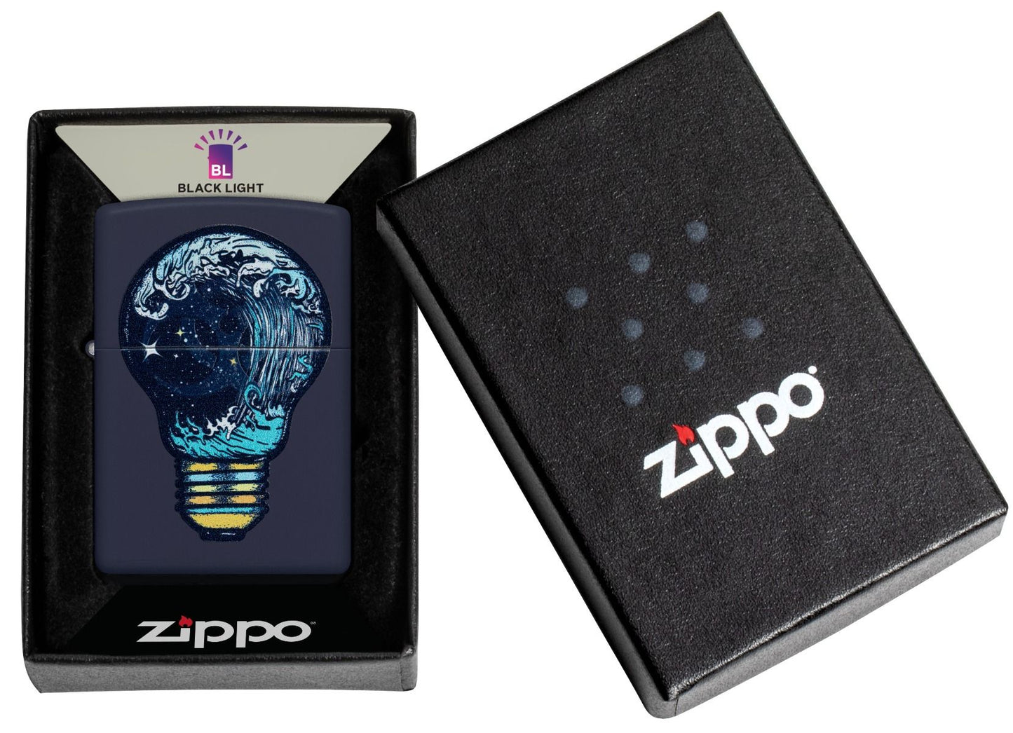 Zippo Aansteker 239 Toxic Waves Design - detail