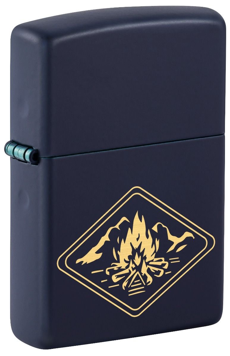 Zippo Aansteker 239 Campfire Design - vooraanzicht