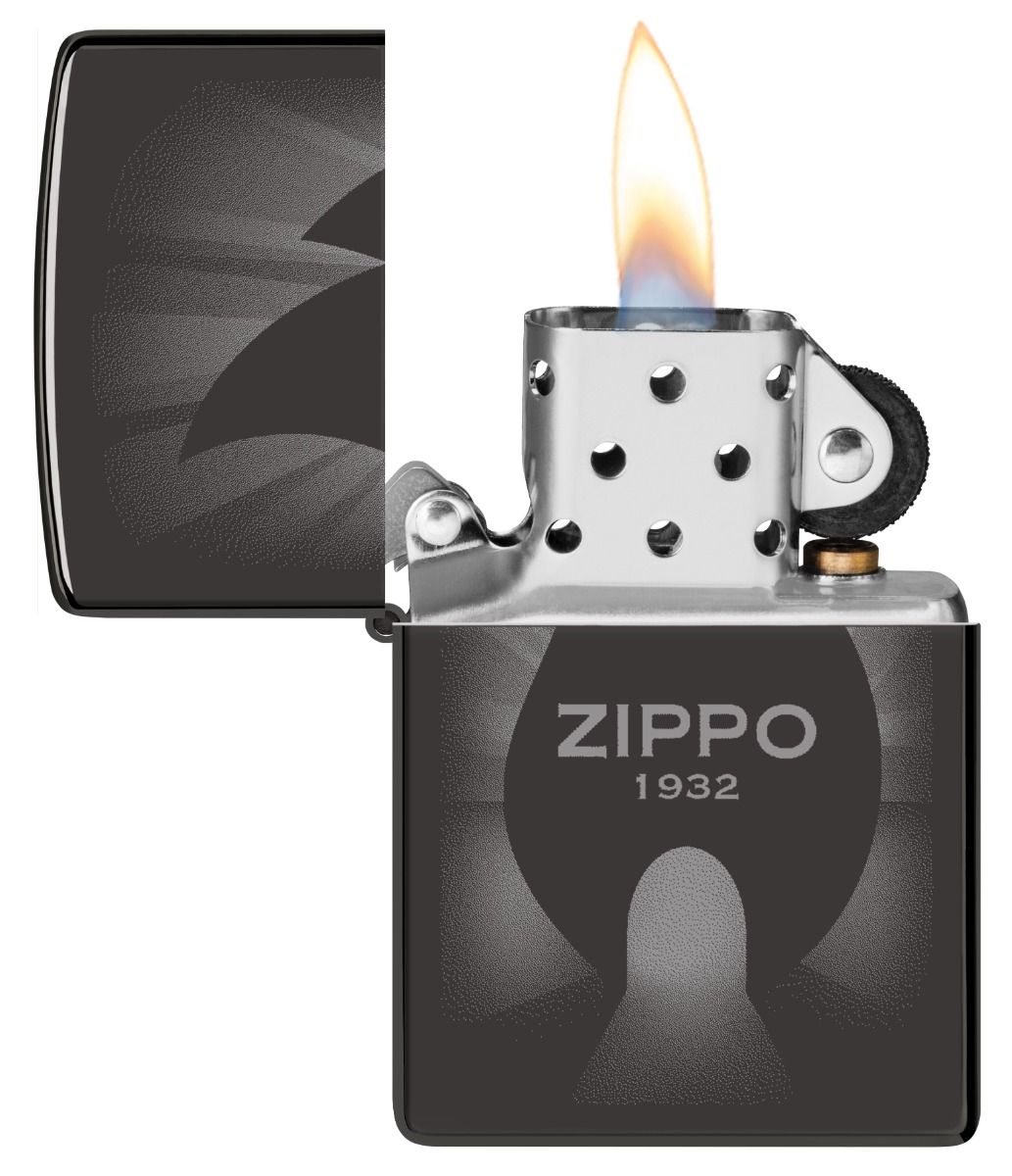 Zippo Aansteker #24756 Zippo Logo - achteraanzicht