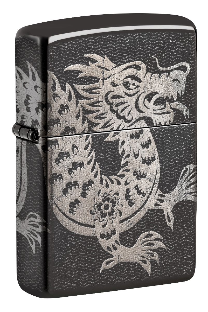 Zippo Aansteker - 24756 Asian Dragon Design - vooraanzicht