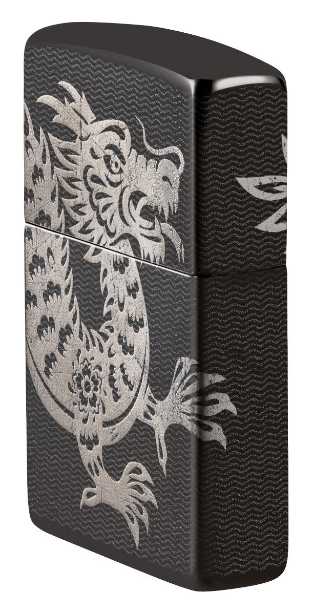 Zippo Aansteker - 24756 Asian Dragon Design - detail 1
