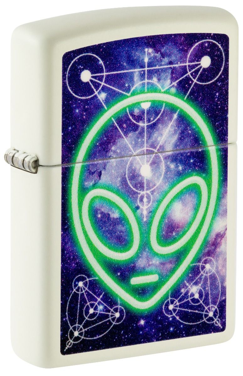 Zippo Aansteker 49193 Alien Design - vooraanzicht