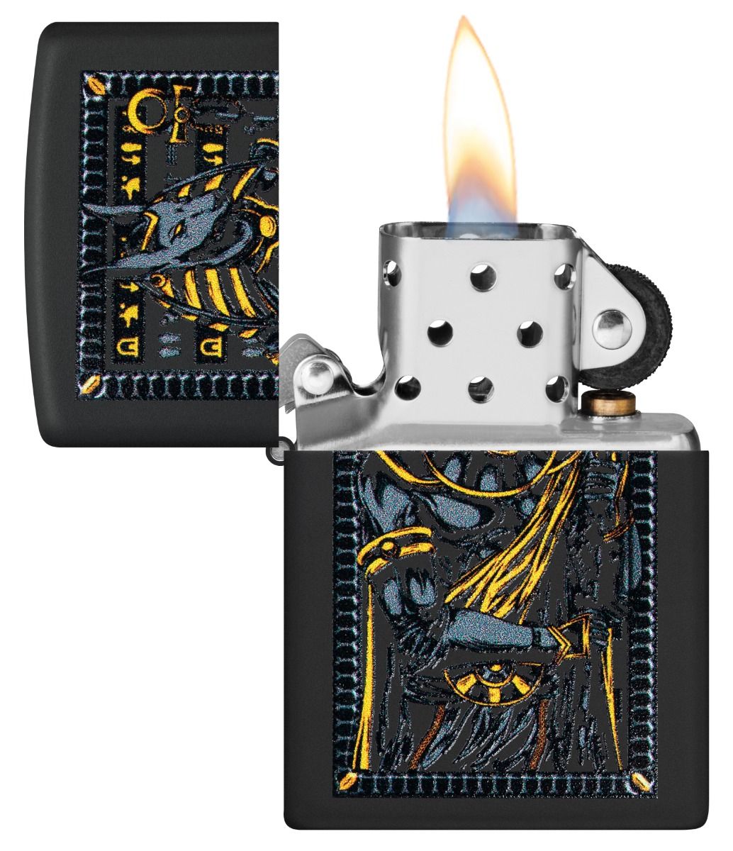 Zippo Aansteker 218 Mythological Design - achteraanzicht