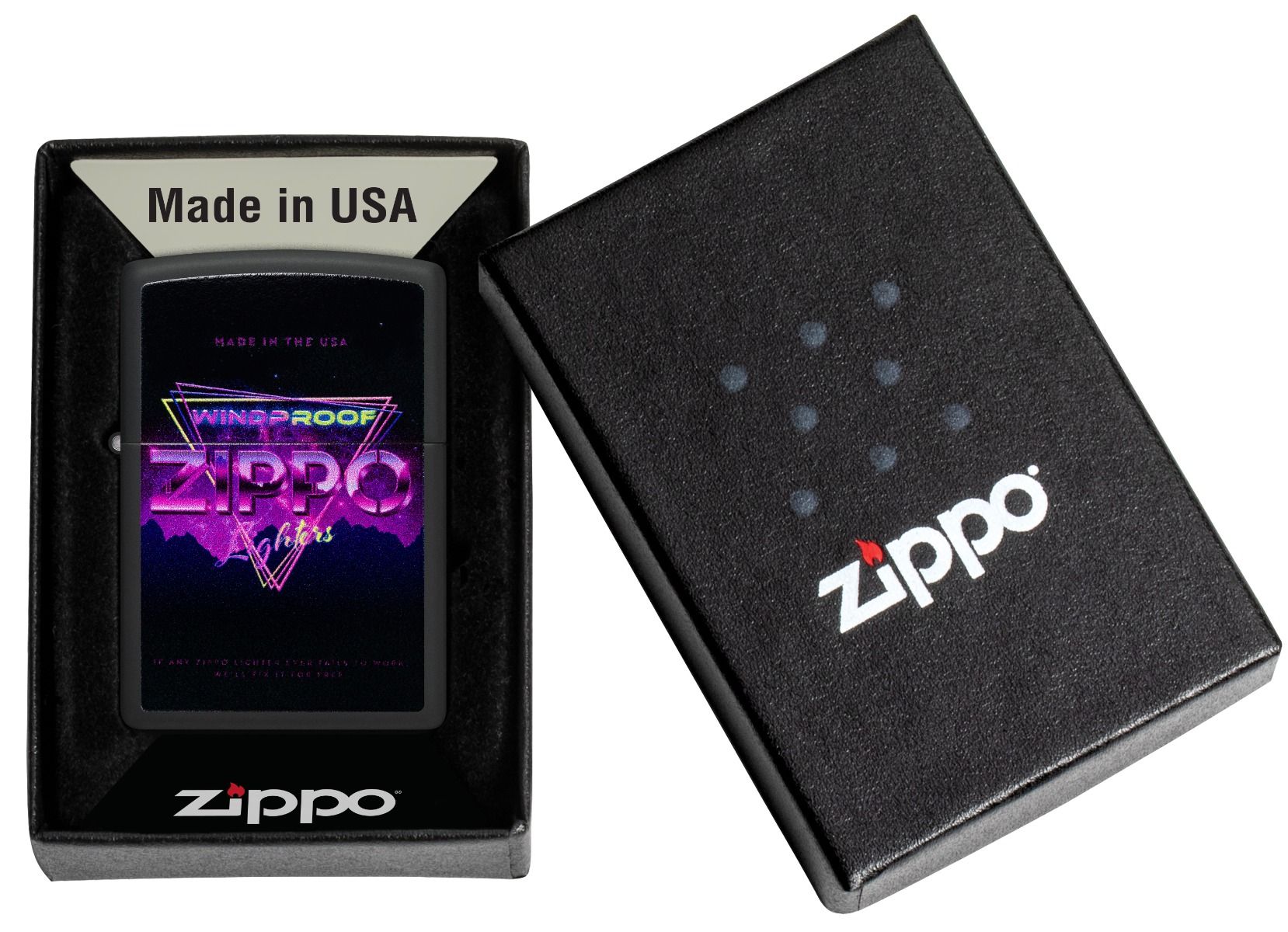 Zippo Aansteker 218 Zippo Triangle Design - detail