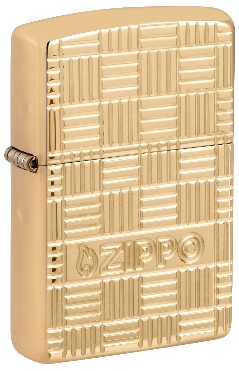Zippo Aansteker - 169 Zippo Basketweave Design - vooraanzicht