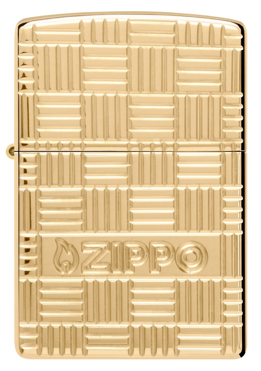 Zippo Aansteker - 169 Zippo Basketweave Design - achteraanzicht