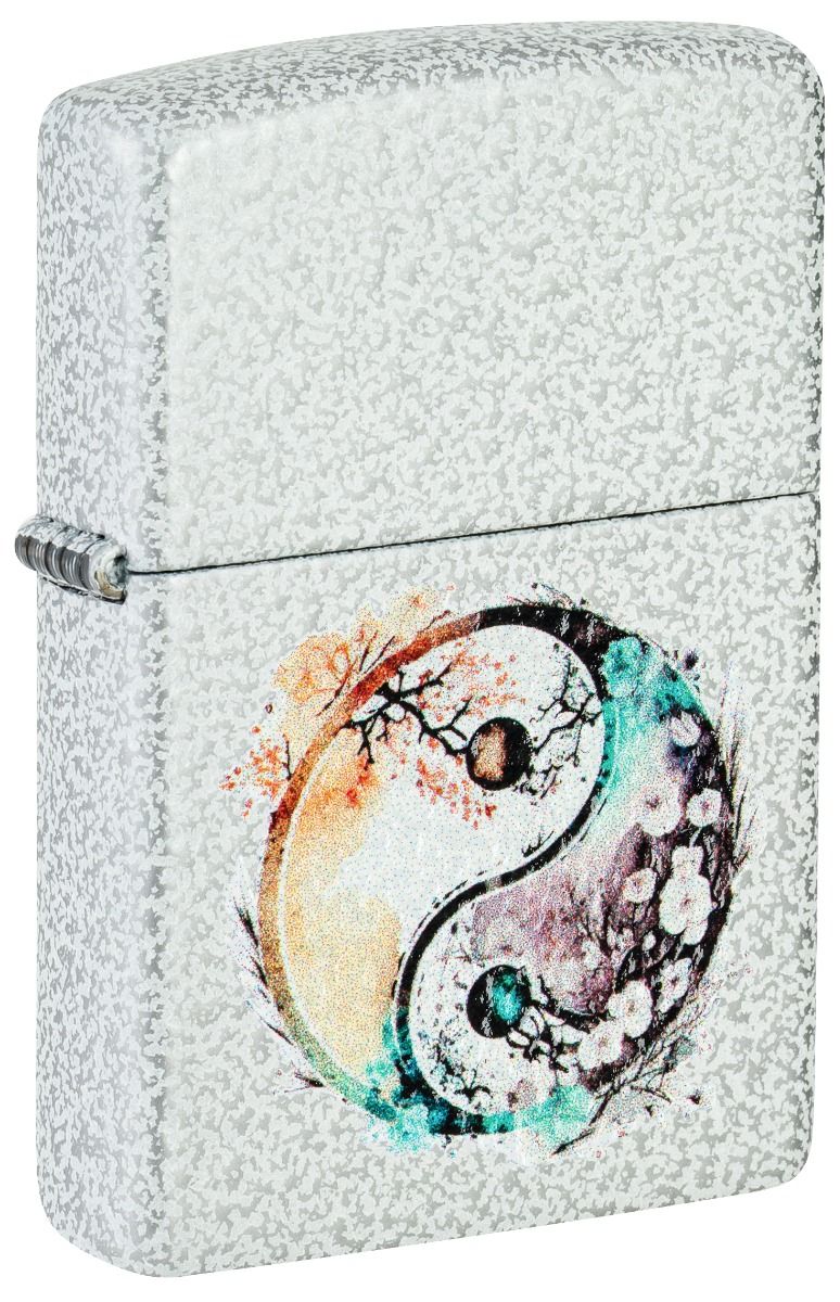 Zippo Aansteker 46020 Watercolor Yin Yang Design - vooraanzicht