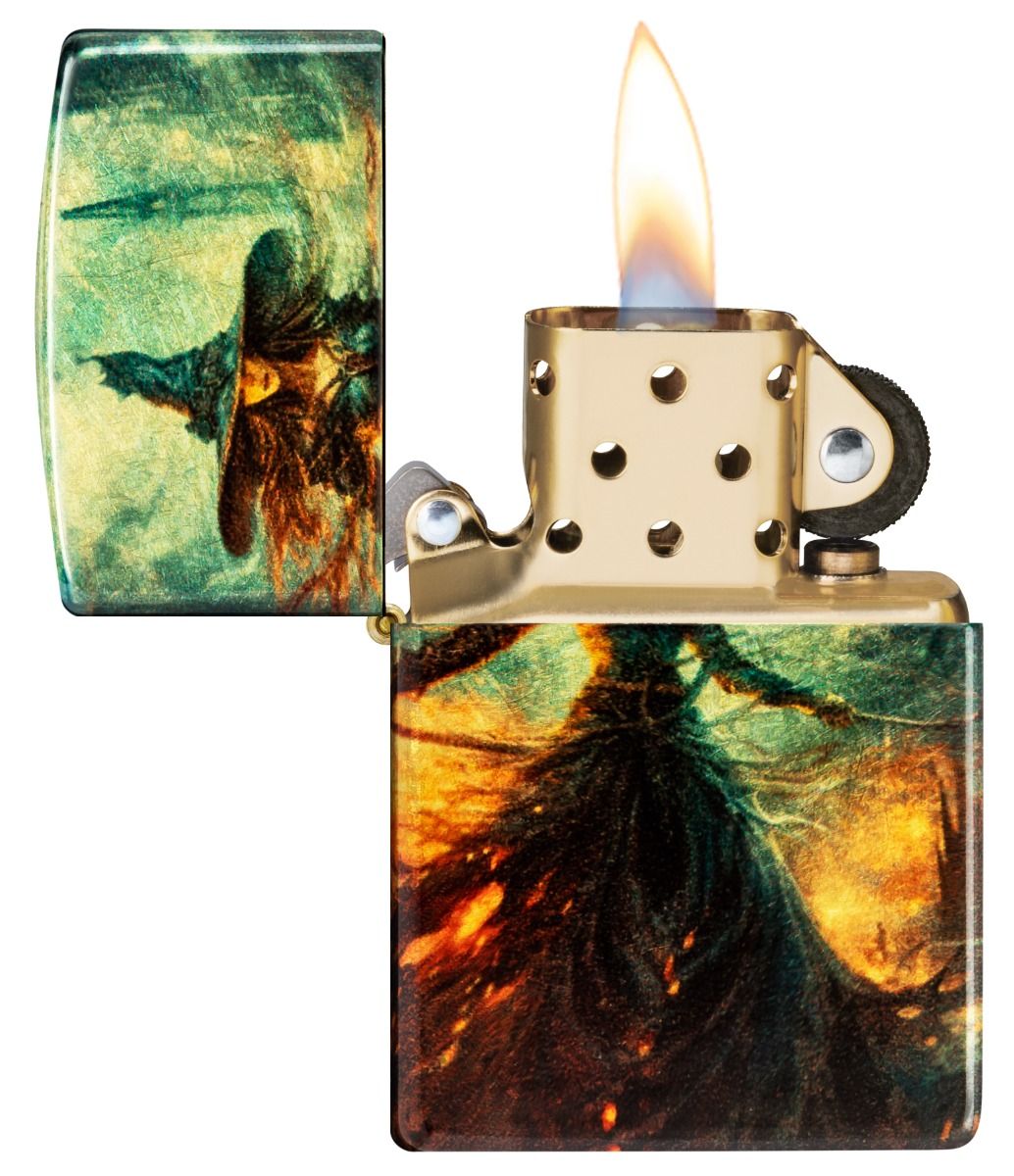 Zippo Aansteker 48458 Witch Design - achteraanzicht