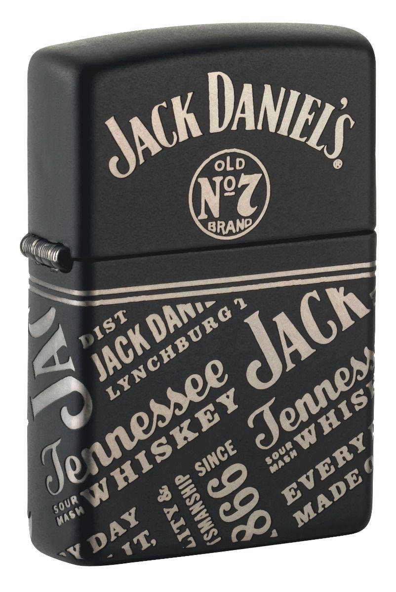 Zippo Aansteker 218C Jack Daniels - vooraanzicht