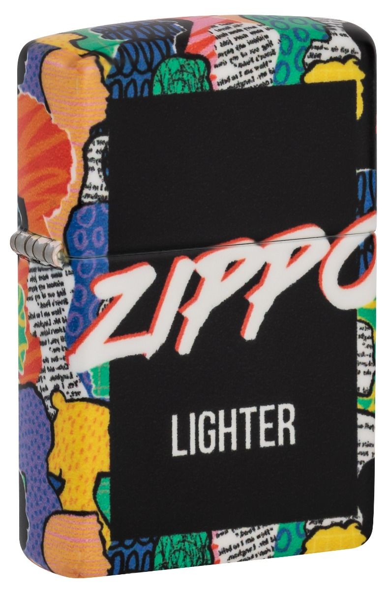 Zippo 49352 Zippo Lighter Crowd Design - vooraanzicht