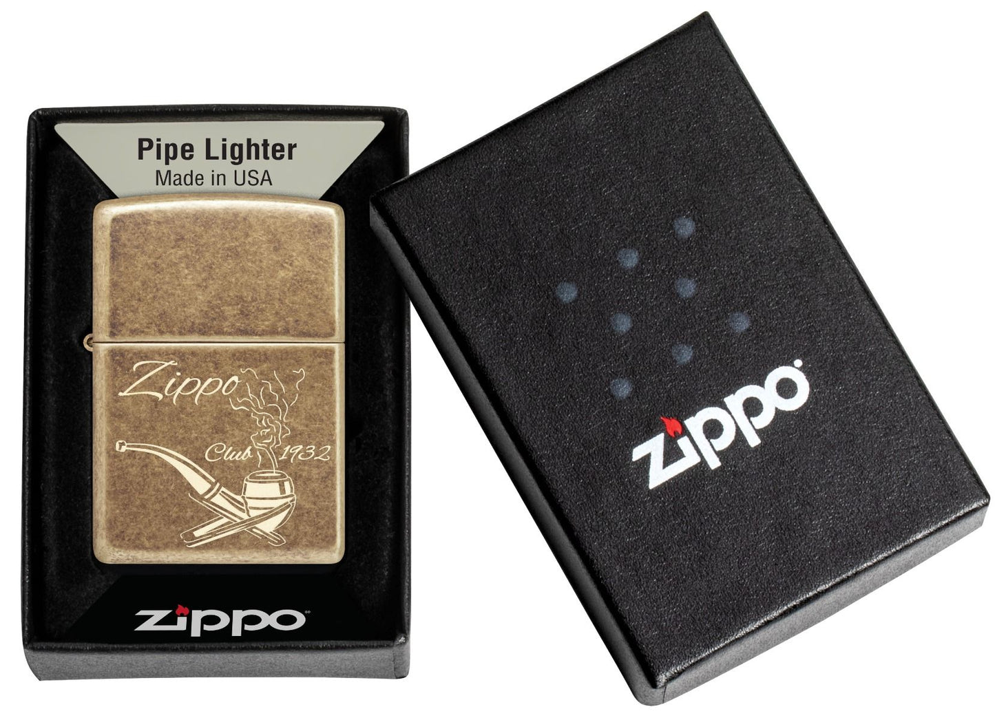 Zippo Aansteker 201FB Zippo Pipe Design - detail