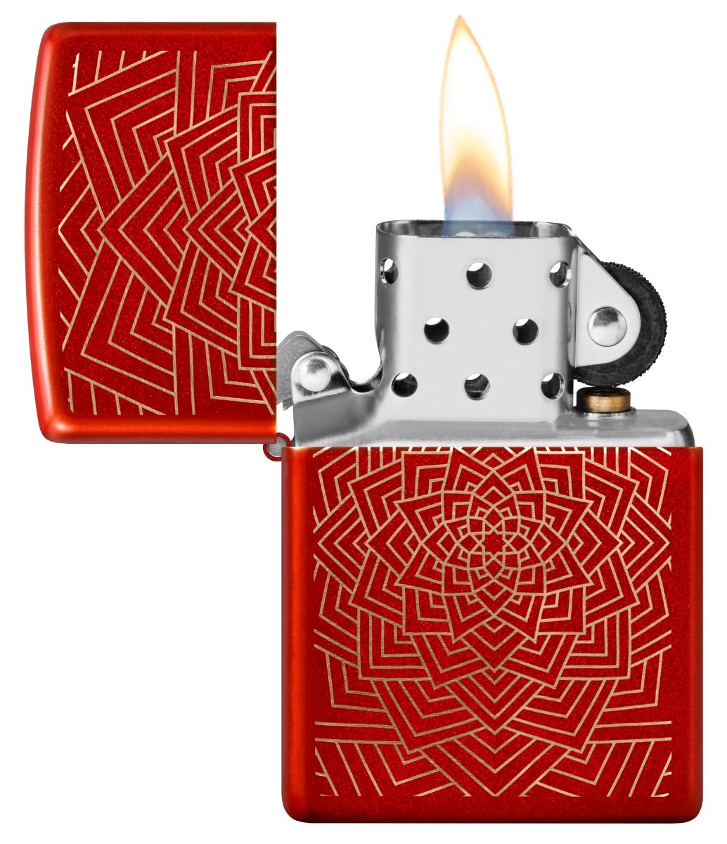 Zippo 49475 Flowering Design - achteraanzicht