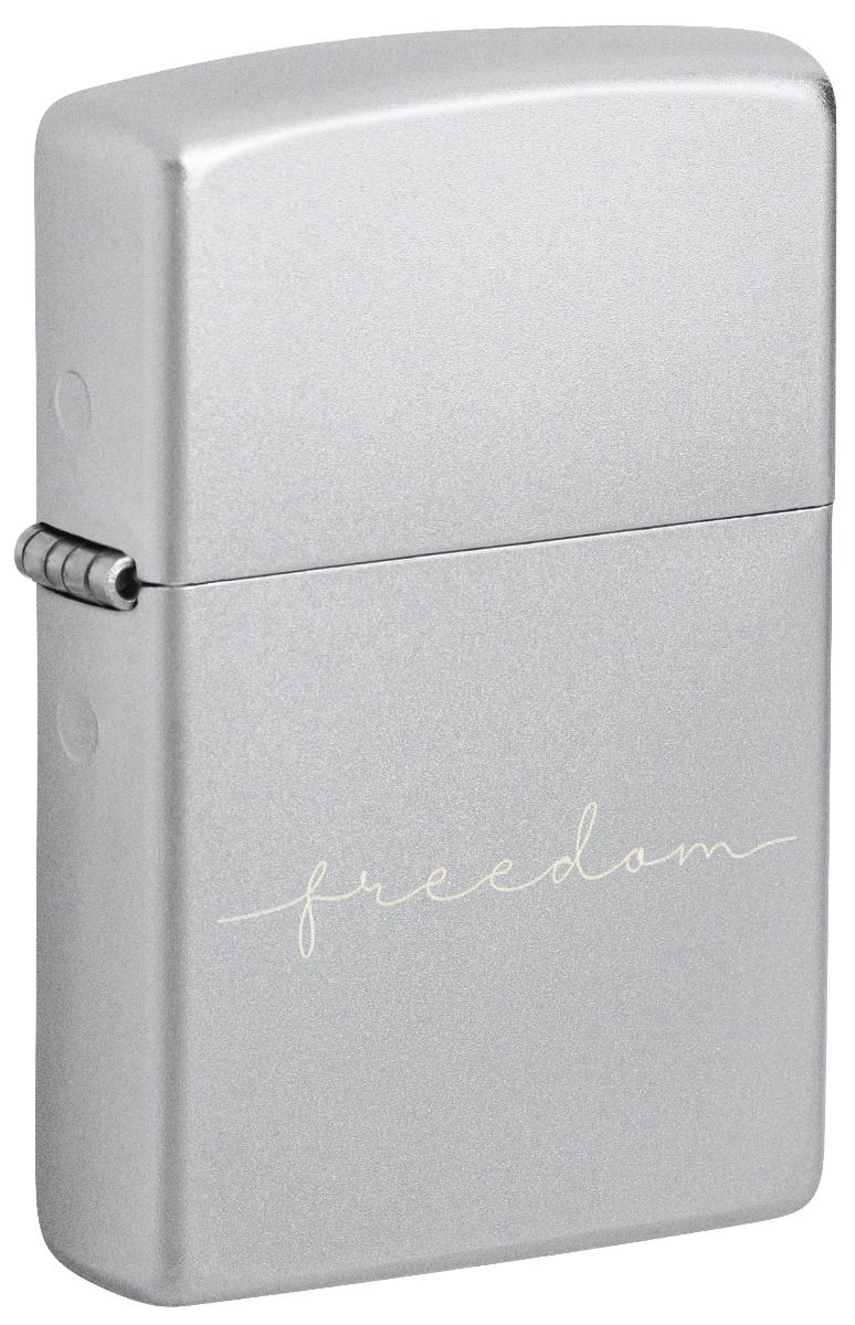 Zippo Aansteker 205 Freedom Design - vooraanzicht