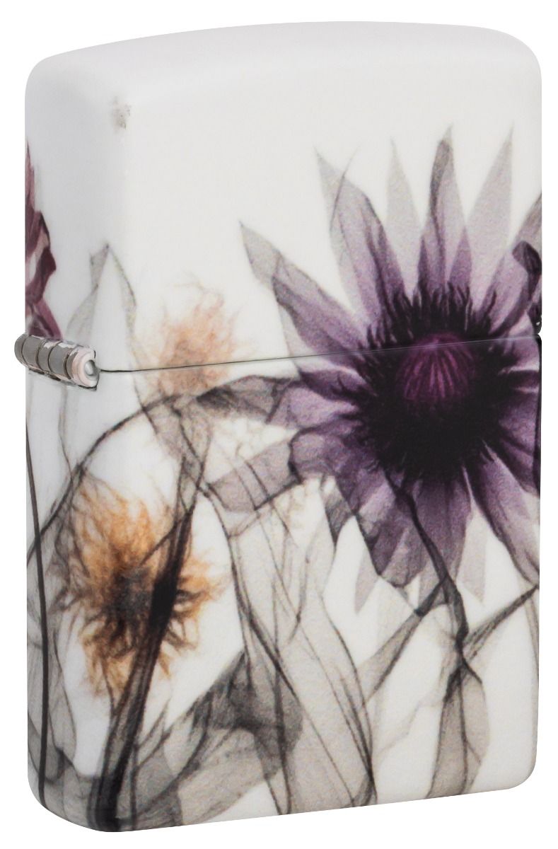 Zippo Aansteker 49352 Flower X-Ray Design - vooraanzicht