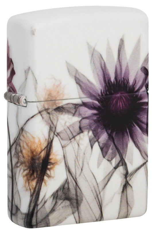 Zippo Aansteker 49352 Flower X-Ray Design - vooraanzicht